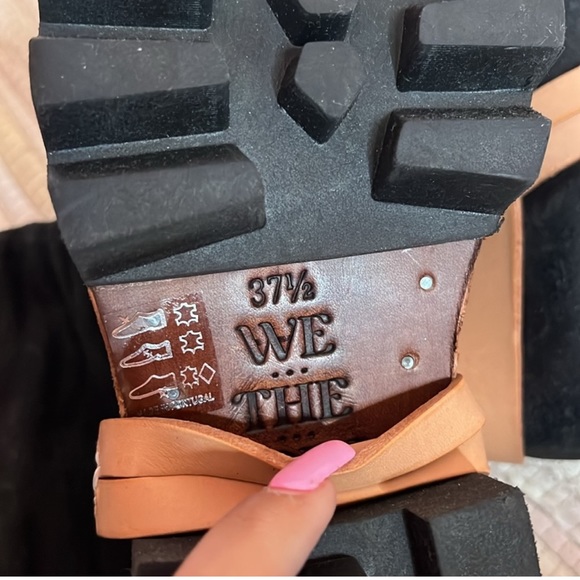 NWOT Free People x We The Free Reya Harness Ankle Boots, Color Black, Size 37.5 - Picture 4 of 6